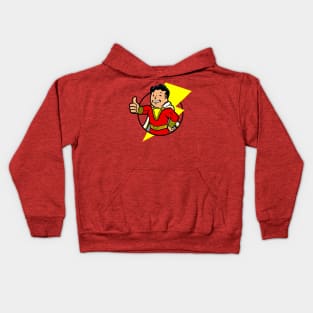 Cute Superhero Gods Cartoon Gaming Mascot Mashup Parody Kids Hoodie